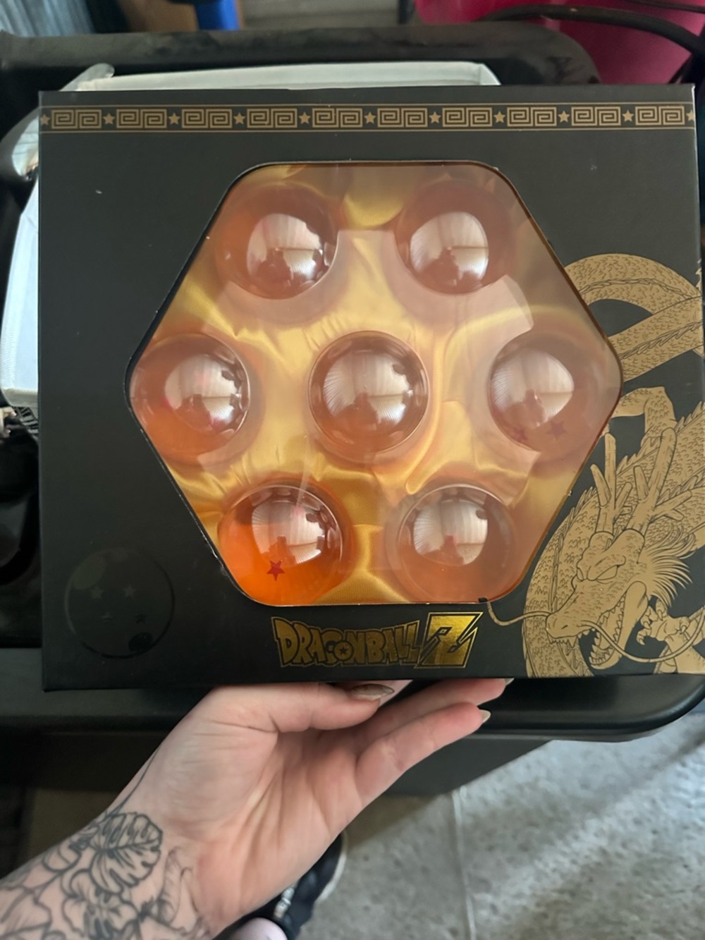 Dragon Ball Z 7-Star Dragon Balls Display Set - Orange
